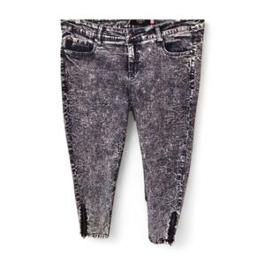 TORRID New Black Stone Washed Plus Size Skinny Ankle Zip Jeans Size 20